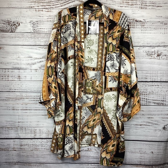 ANTTHONY ORIGINAL PLUS SIZE 2X TOP KIMONO CARDIGAN STYLISH - Picture 4 of 12